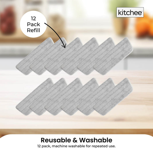 Kitchee Replacement Microfibre Mop Pad for Kitchee Refillable Spray Floor Mop – view 2