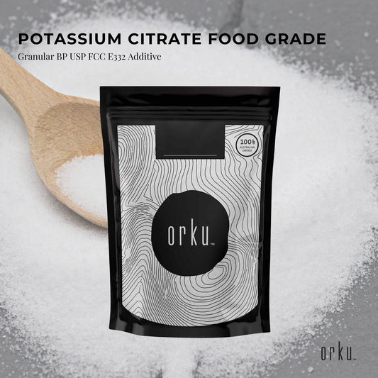 Orku 2Kg Potassium Citrate Food Grade - Granular BP USP FCC E332 Additive – view 2