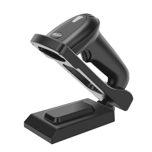 YHDAA YHD-5800DB 2D Wireless Bluetooth Barcode / QR Code Scanner with Stand (Black) – view 2 - Auzzistore