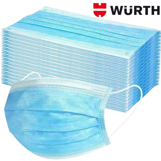 100x Disposable Surgical Face Mask Dust Mouth Guard 3 Ply Air Purifying – view 2 - Auzzistore