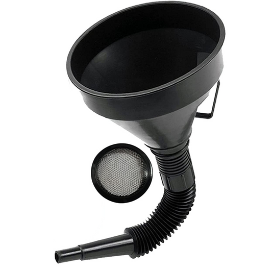 1x Car Auto Motorcycle Plastic Flexible Spout Gas Oil Water Fuel Funnel Tool Kit – view 2