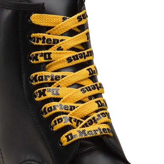 Dr. Martens 55" Shoe Laces Suits 8-10 Eye Boots Doc Martins - 140cm Yellow/Black – view 2