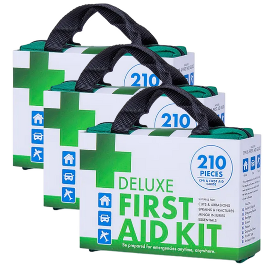 3x 210PCS EMERGENCY FIRST AID KIT Medical Travel Set Workplace Office ARTG BULK – view 2