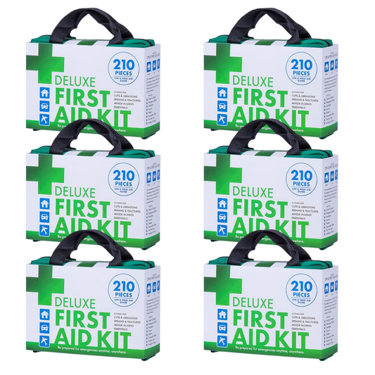 6x 210PCS EMERGENCY FIRST AID KIT Medical Travel Set Workplace Office ARTG BULK – view 2