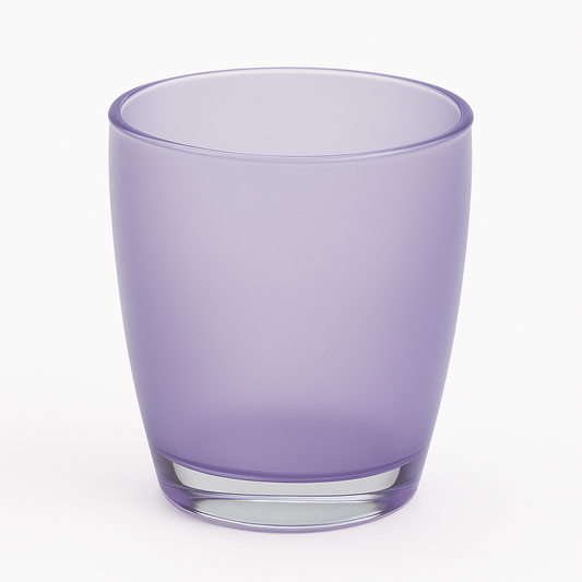 Bathroom Toothbrush Holder Caddy Storage Organizer Oval Tumbler Cup in Purple – view 2