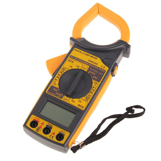 Digital Clamp Meter AC/DC Voltage Resistance Frequency DM6266 - Batteries Incl. – view 2
