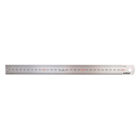 Crescent Lufkin 300mm Stainless Steel Rule - Accurate Marking - Durable - Auzzistore
