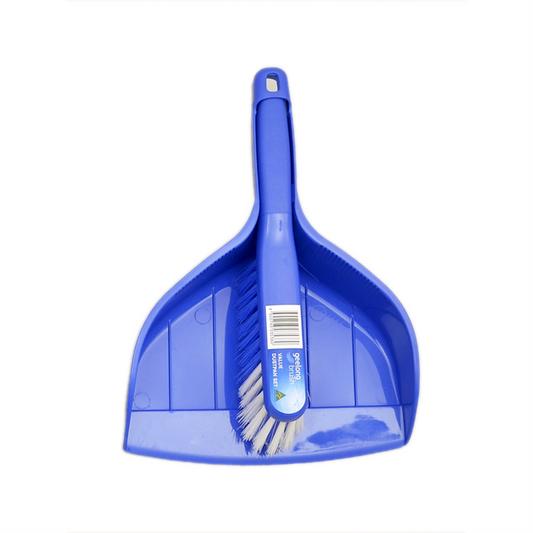Geelong Brush Dustpan and Brush Set - 20cm PVC - Durable - Easy Storage