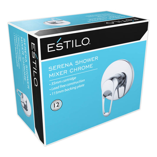 Estilo Serena Shower Mixer - 35mm - Chrome - Easy Installation - Lead-Free – view 2