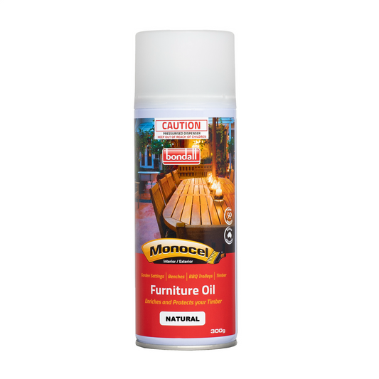 Bondall Natural Monocel Furniture Oil 300g Oil Tough Waterproof Finish - Auzzistore