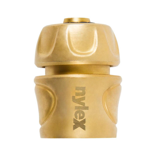Nylex 12mm Brass Hose Connector Fittings - Heavyweight Solid Brass - Durable - Auzzistore