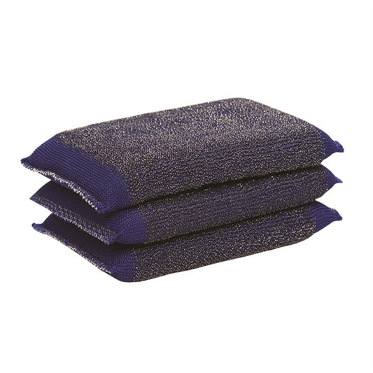 Mr Clean Steel Scrubs 3 Pack - 20mm x 135mm - Long Lasting Clean
