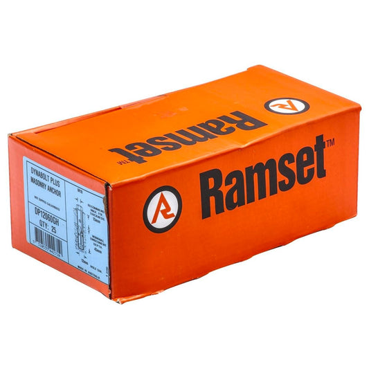 Ramset DynaBolt Plus 12mm Galvanised 25 Pack Enhanced Security - Auzzistore
