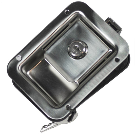 Goliath Large Paddle Locking Latch - Polished Stainless Steel - Durable - Auzzistore