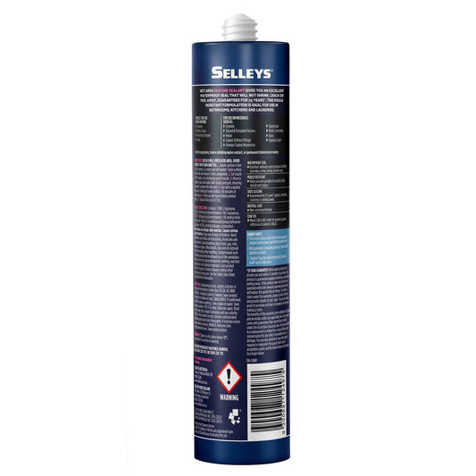 Selleys 300g Wet Area Waterproof Silicone Sealant - Black - Mould Resistant – view 2 - Auzzistore