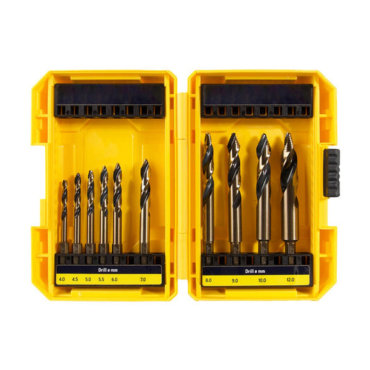 Alpha Onsite 10 Piece Impact Step Tip Drill Set - 4.0mm to 12.0mm - Fast Drilling – view 2 - Auzzistore
