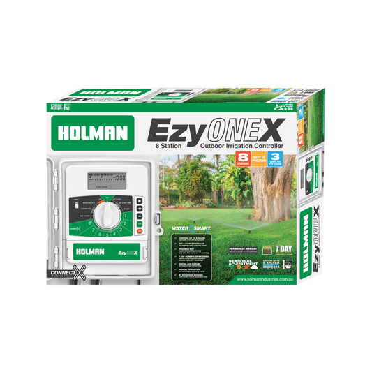 Holman Ezyone 8 Station Irrigation Controller - 46mm x 248mm x 185mm - Grey – view 2 - Auzzistore