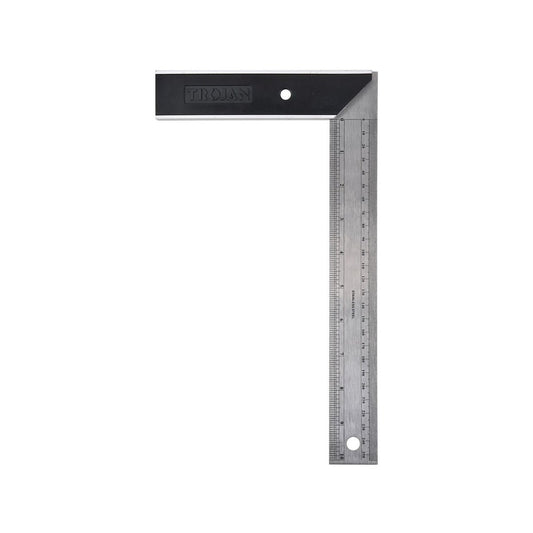 Trojan 250mm Try Mitre Square - Stainless Steel - Dual Calibration - Lightweight – view 2 - Auzzistore