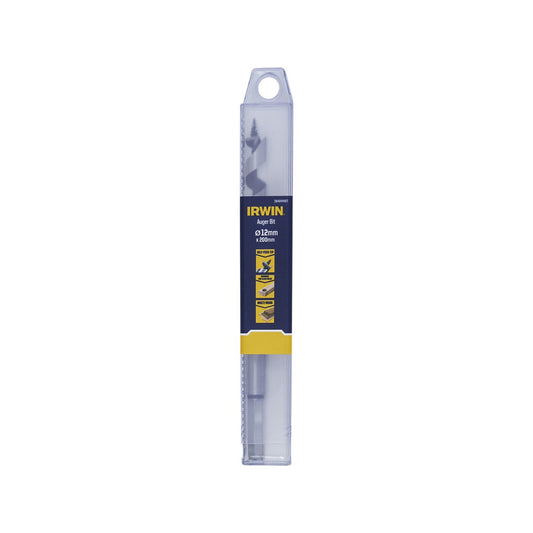 Irwin Auger Bit 12mm x 200mm - Durable Hardened Steel - Accurate Drilling – view 2 - Auzzistore