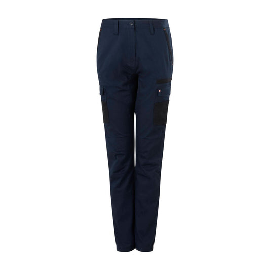 Citeco Size 10 Womens Cargo Pant - Navy - Cotton Stretch - Slim Fit - UPF 50+ – view 2