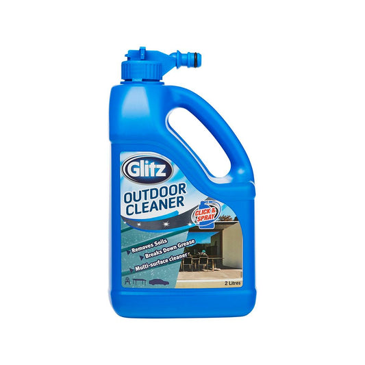 Glitz Outdoor Cleaner 2L HDPE Plastic Breaks Down Mud Grease Bugs