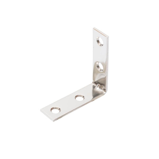 Zenith 50mm Stainless Steel Angle Bracket 4 Pack - Durable - Corrosion Resistant - Auzzistore
