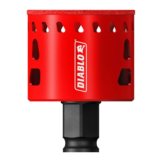 Diablo 2 Diamond Grit Hole Saw - 109.22mm - Efficient Drilling in Tile, Glass – view 2 - Auzzistore