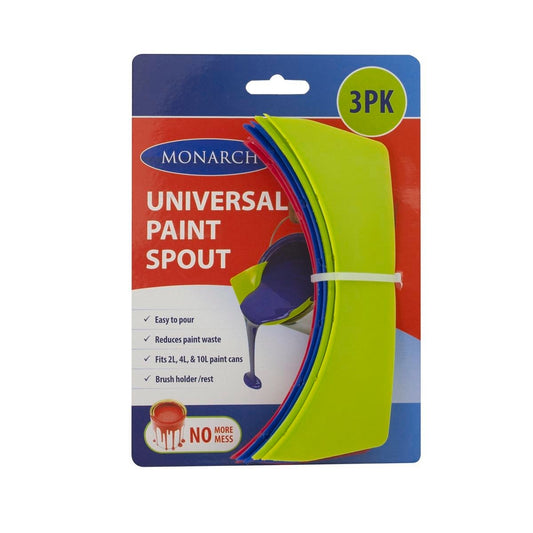 Monarch Universal Paint Spout - 3 Pack - Plastic - No Mess - Easy Use - Auzzistore