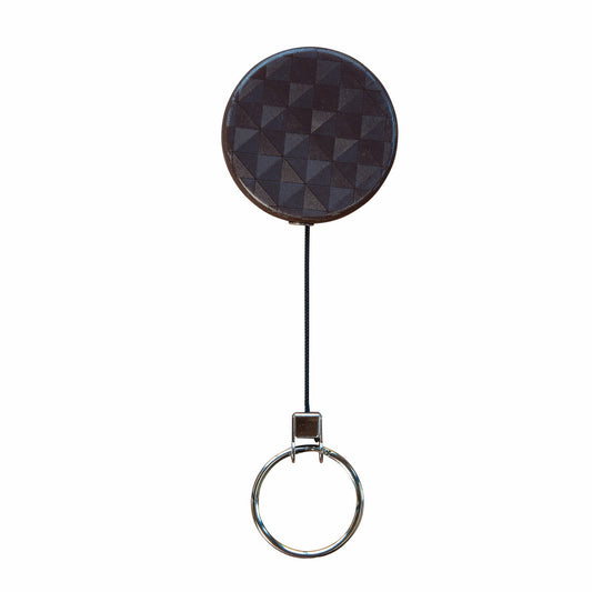 Titanium 900mm Pull Cord Key Reel - 90cm Retractable Nylon Cord - Steel Clip – view 2