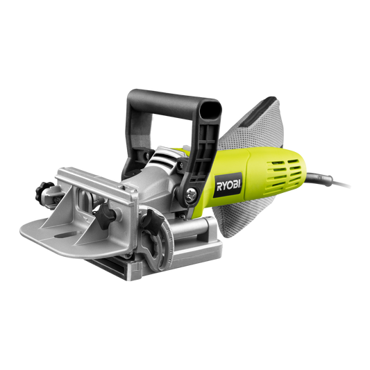 Ryobi Biscuit Joiner 600W Adjustable Fence Yellow Black Easy Control - Auzzistore