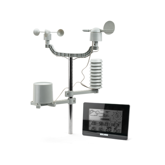 Holman Wireless Data Centre Weather Station - 410mm Plastic - Accurate Readings - Auzzistore
