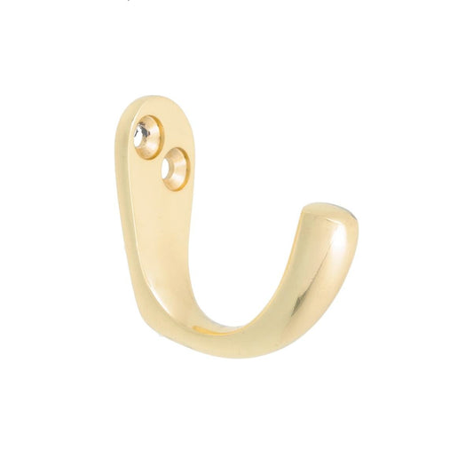 Zenith Robe Hook - 40mm Polished Brass - Durable - Elegant Design - Auzzistore