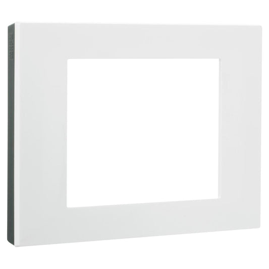 Hpm Vivo Coverplate White Gloss - Square Design - 118mm x 85mm - Durable Plastic - Auzzistore