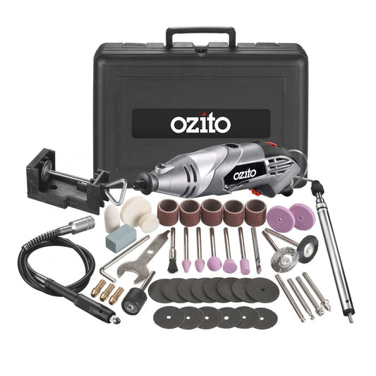 Ozito 170W Rotary Tool Kit - 42 Piece - Plastic - Versatile & Precise - Auzzistore