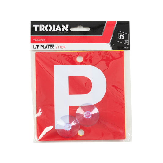 Trojan L P Plates - 2 Pack - Double-Sided - 150mm x 50mm - VIC ACT WA – view 2 - Auzzistore