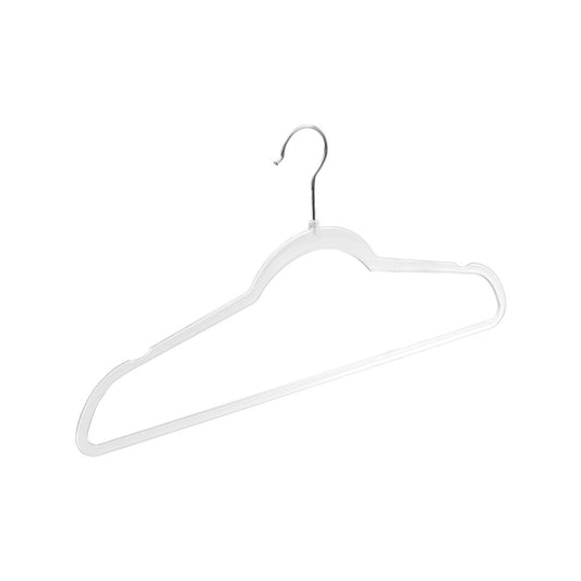 Boxsweden Crystal Clothes Hangers 6 Pack - Space Saving - Clear - 235mm x 445mm – view 2