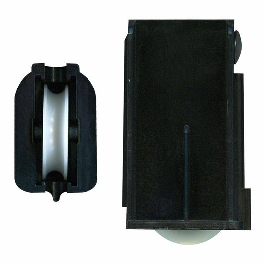 Rolltrak Adjustable Nylon Carriage - Acetal Roller - 44mm - Heavy Duty - Auzzistore