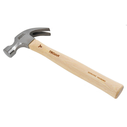 Trojan 20oz Timber Claw Hammer - 560g - Durable Hickory Handle - Claw Design – view 2 - Auzzistore