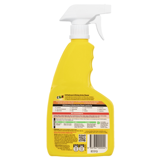 CLR Bathroom and Kitchen Cleaner - 750ml Liquid - Antibacterial - Non-Toxic