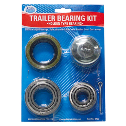 Ark Trailer Bearing Kit - LM Bearings - 39mm Round - Steel - Durable