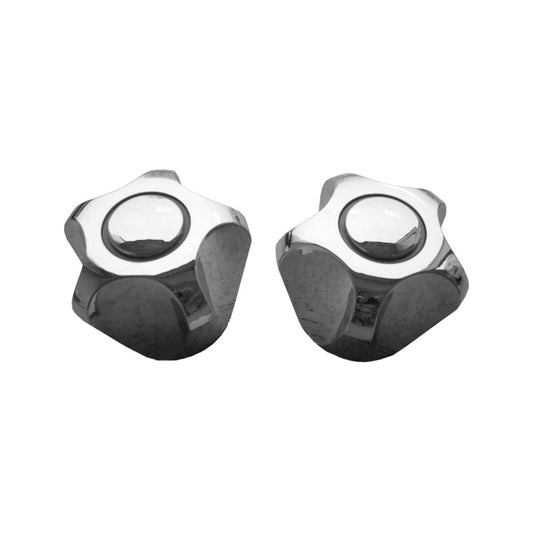 Shaw Mason Chrome Universal Multi Fit Tap Handle Pair - 93mm x 203mm - Durable