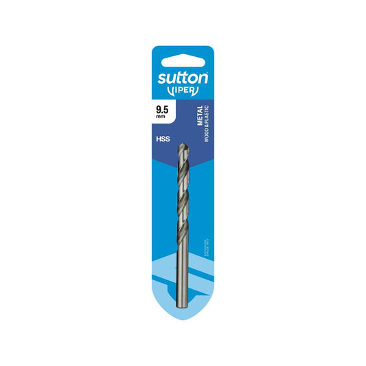 Sutton Tools 9.5mm Viper Jobber Drill Bit - HSS - Fast Drilling - Durable - Auzzistore