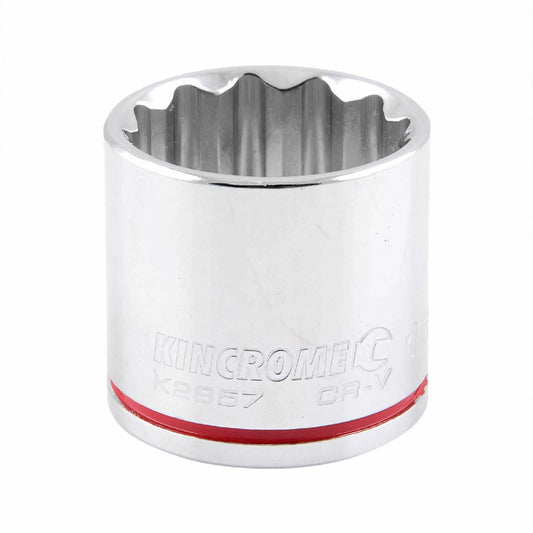 Kincrome 15 16 3 8 Square Drive Socket - Chrome Vanadium Steel - Durable