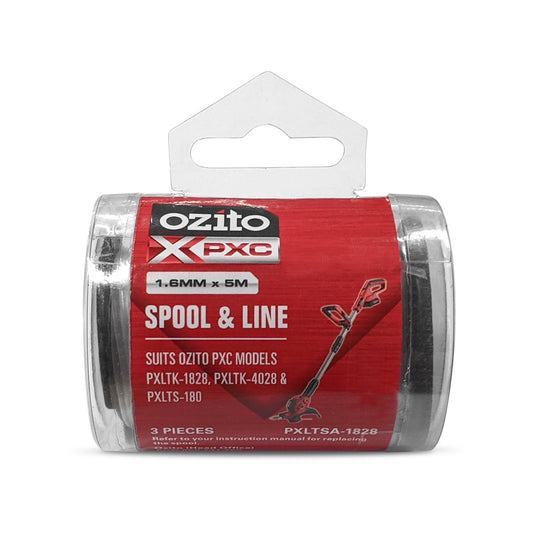 Ozito PXC Spool Line 3 Pack - 1.6mm x 5m - Compatible with PXLTK Models – view 2