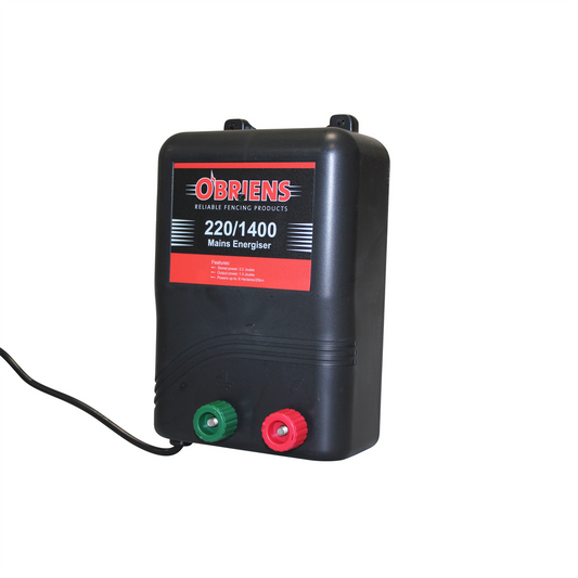 O'Briens Electric Fencing Mains Energizer 8500V 220/1400 Durable Safe - Auzzistore