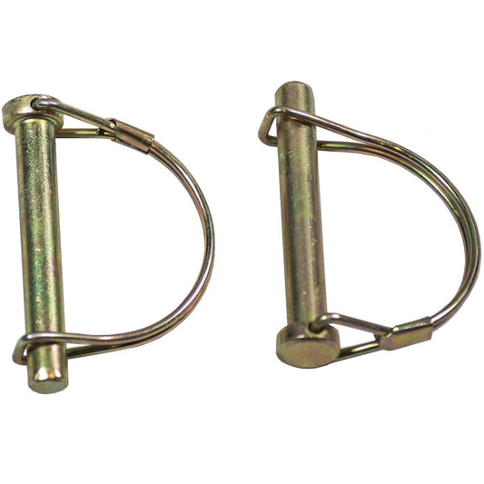 Goliath 10mm Locking Pin - Steel - 2 Pack - Zinc Plated - Reusable - Auzzistore