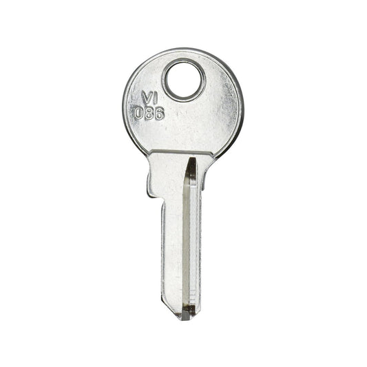 Ehi vi086 Silver Blank Key - Nickel Plated Brass - Key Duplication Solution – view 2 - Auzzistore