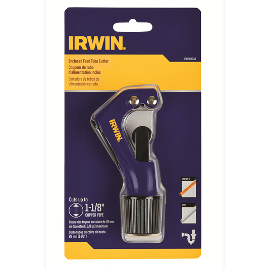 Irwin Enclosed Feed Tube Cutter - 28mm - Copper Brass PVC - Durable – view 2 - Auzzistore