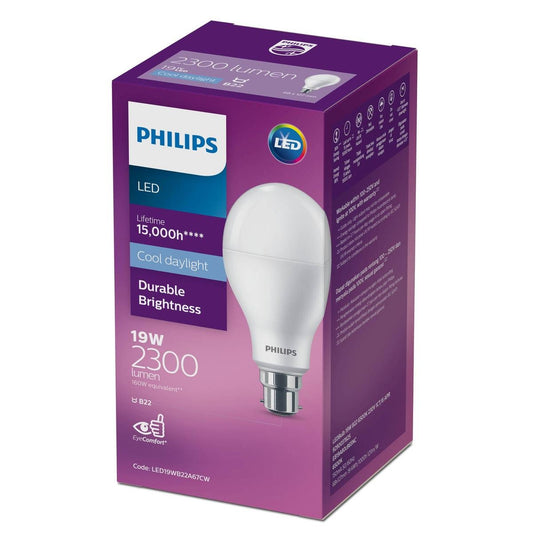 Philips A67 B22 LED Globe 2300lm 19W Cool Daylight - Energy Efficient