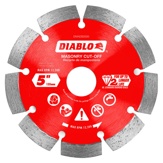 Diablo Diamond Disc 5" Segmented Cut Off - High-Performance Cutting Tool – view 2 - Auzzistore